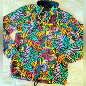 Empyre | Fleece | Geometric Ski Fleece Quarter Zip Pullover Women’s Size Large